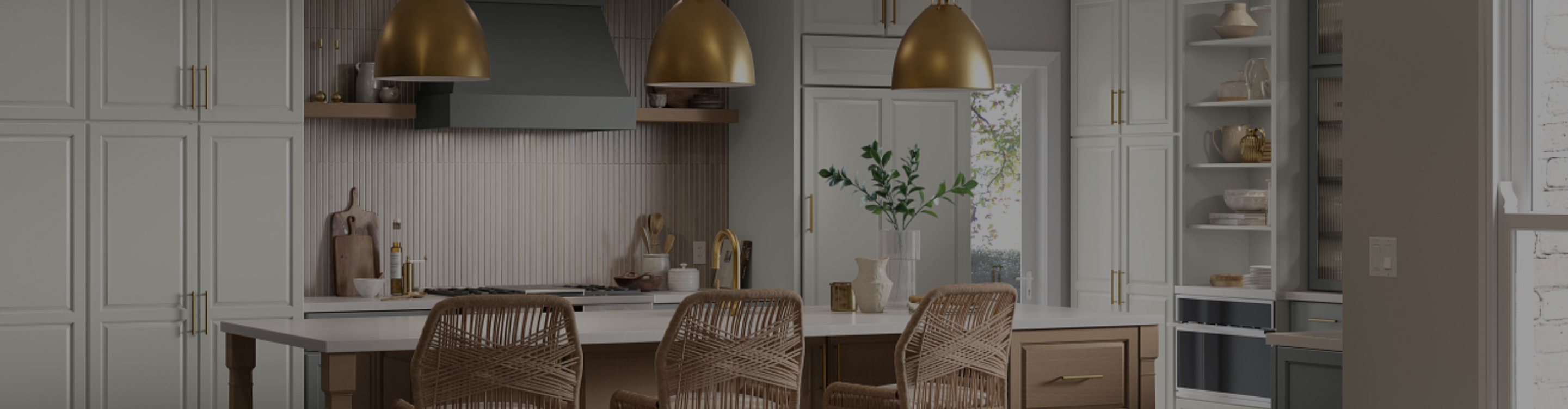 Kitchen with neutral cabinetry