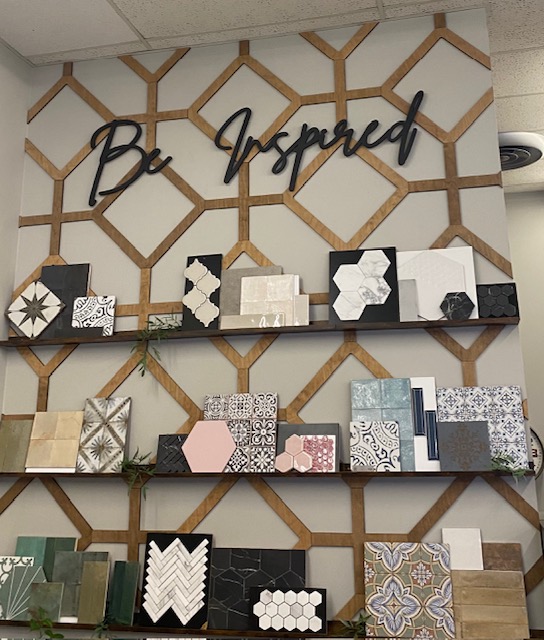Biviano Carpet One backsplash tile selection