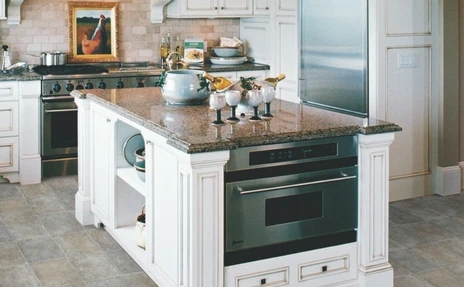 kitchen with granite counters